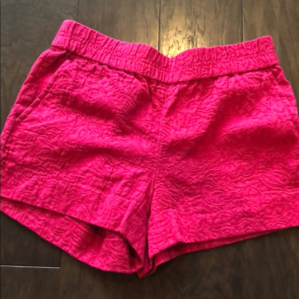 Hot pink shorts